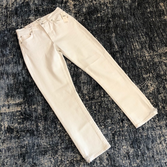 HP! Anthro Agolde High-Rise Slim Straight Jeans NWT - Picture 3 of 7